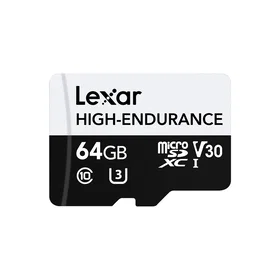 Lexar High-Endurance microSDXC V30 U3 Class 10 UHS-I 64GB