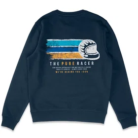 Pure Racer Flag Helmet Sweatshirt (Herr)