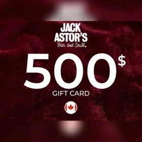 Jack Astor's Bar and Grill Gift Card 500 CAD