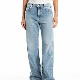 Replay Becka Keskivyötäröinen Leveä Jeans (Naisten)