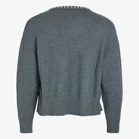 Vila ViZafina Cardigan Grå (Dam)