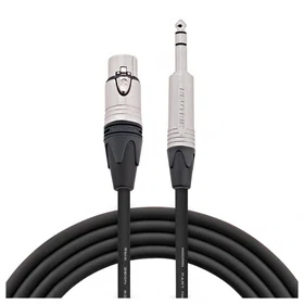 Studiospares Neutrik XLR Female Balanced Jack Mogami Cable 2.5m 579120