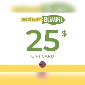 Blimpie Gavekort 25 USD