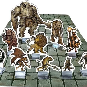 Dragonbane Monster Standee Set