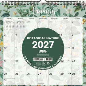 Bio-Botanical Research Botanical Nature Månedskalender 2027 12x12