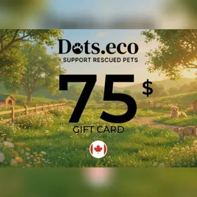 Dots.eco Stöd Räddade Husdjur Presentkort