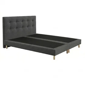 Nuit Céleste Cadre de lit avec tête de lit rembourrée 2x80x200cm