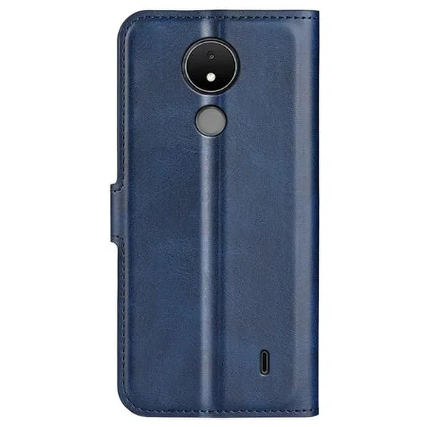 Lompakkokotelo Leather Wallet Case for Nokia C21