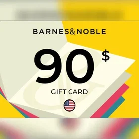 Barnes and Noble Gavekort 90 USD