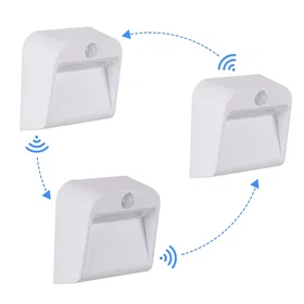 Alpinaluz applique murale LED (8.5cm) - Lot de 3