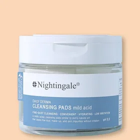 Nightingale Daily Derma Puhdistuspad Mild Acid 270ml 70pcs