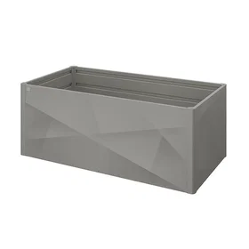 Biohort X-Design Plantekasse Metallisk Kvartsgrå 2x1x68715