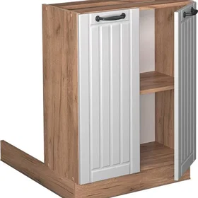 Vicco Fame-Line Îlot de cuisine Campagne Blanc 60cm