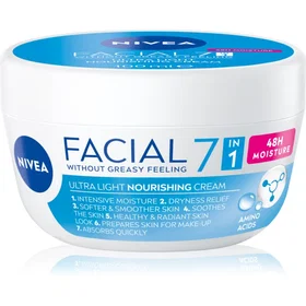 Nivea Facial Nourishing Crème Légère Nourrissante Hydratante 100ml