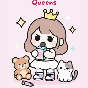 Tiny Drama Queens: Chaos Club Färgläggningsbok