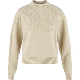 Fjällräven Övik Solid Jacquard Knit Sweatshirt (Dam)