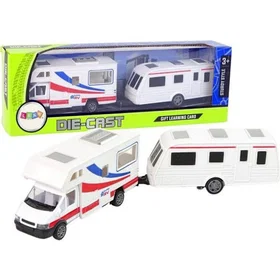 LEANToys Vehicle Set Camping Trailer Camping Metal Parts