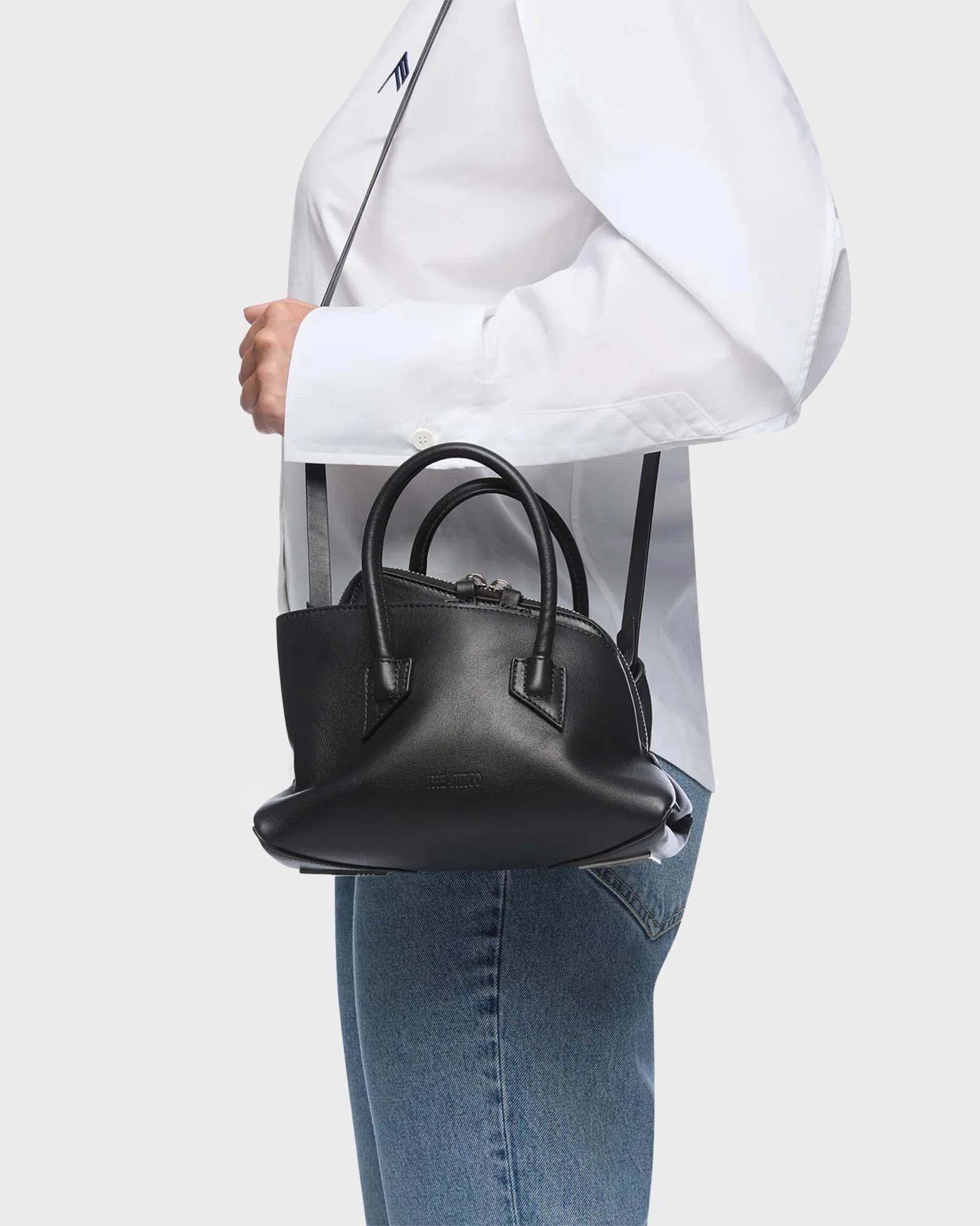 The Attico La Passeggiata Mini 08053047982688 Top Handle Bag