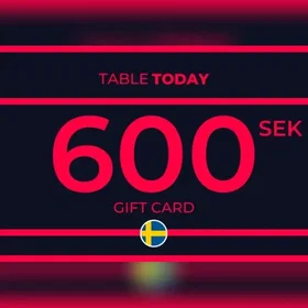TableToday Gavekort 600 SEK