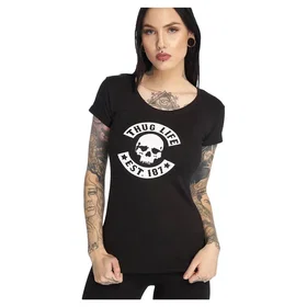Thug Life Queen Short Sleeve T-shirt (Women's)