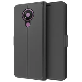 Sileä Premium PU Läderfodral för Nokia 3.4