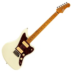 JET Guitars JJ-300 P90 Rostad Ek White