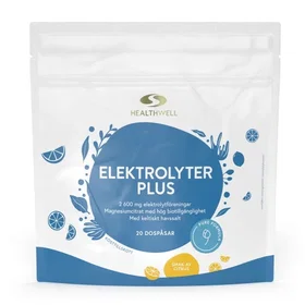 Healthwell Elektrolyter Plus Citrus 20 pakkaus