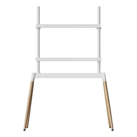 Gembird Support TV TVS-86F-01-W Pied sur sol Gestion intégrée des câbles
