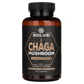 Solve Chaga Mushroom Extract 60 Capsules