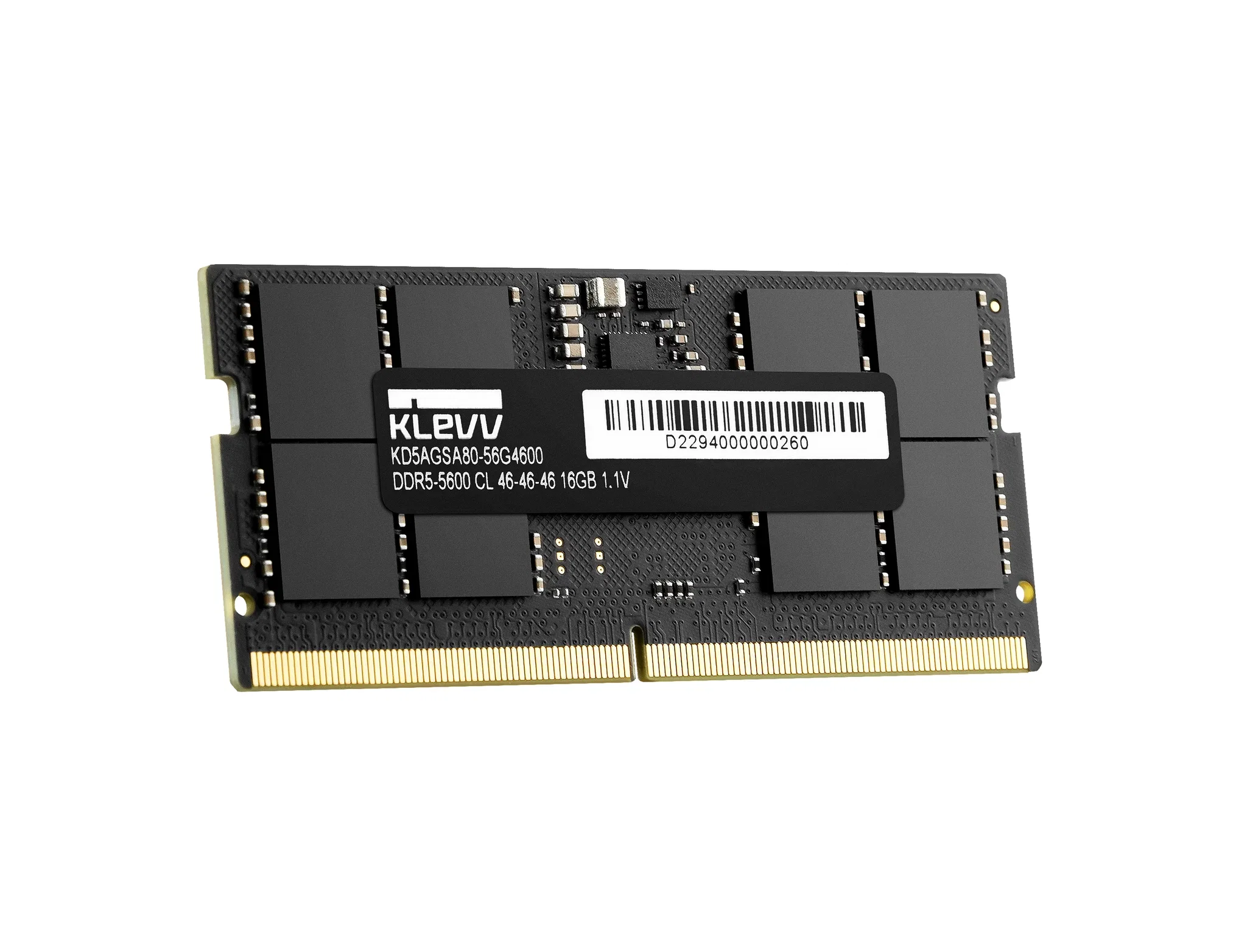 Klevv SO-DIMM DDR5 5600MT/s 16GB (KD5AGSA80-56G4600)