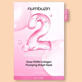 numbuzin No.2 Rose PDRN Collagen Plumping Sheet Mask 33ml