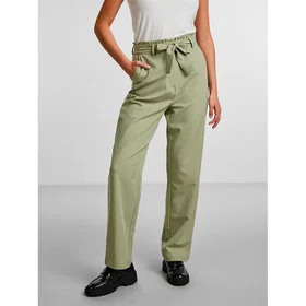 Pieces Boss Paperbag Straight Fit Byxor (Dam)