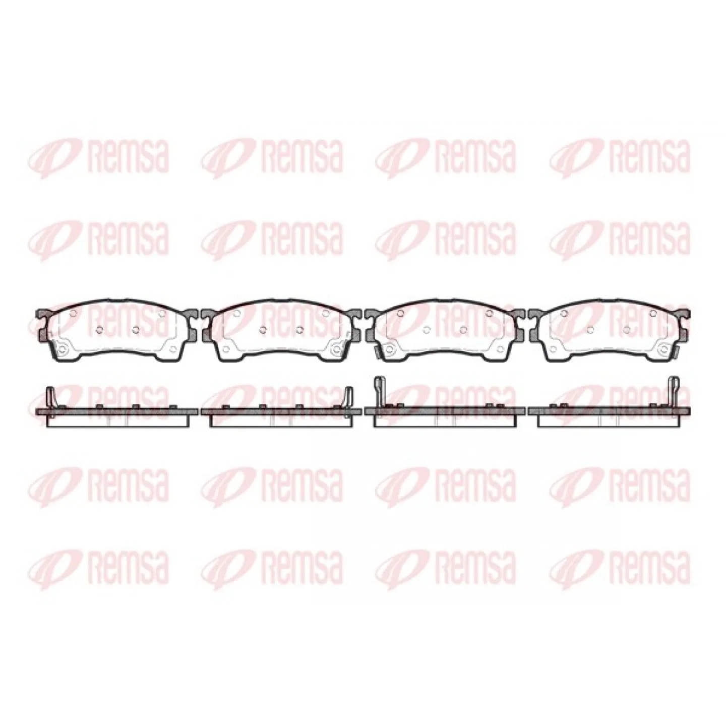 Remsa Disc Brake Pad Set 0415.04