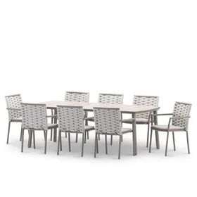 Defora Ensemble de Jardin 8 Pièces