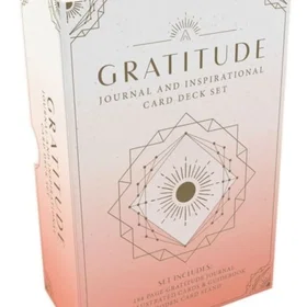 Insight Editions Gratitude Journal and Inspirational Card Deck Set