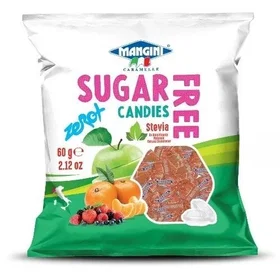 Mangini Mixed Fruit Sugar Free Candies 60g