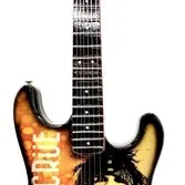 Motley Mini Guitar Replica Collectible