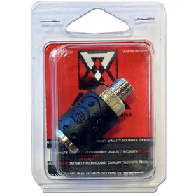 ANI Adapter Svart Mannlig Kobling 1/4"
