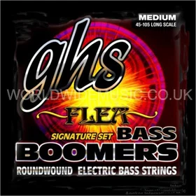 GHS M3045F Bass Boomers Flea Signature Electric Bass 45-105