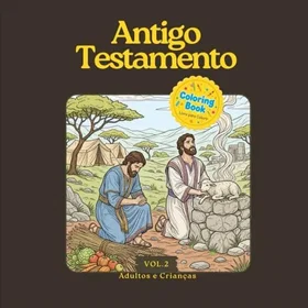 ANTIGO Testamento Aprenda colorindo Färgläggningsbok