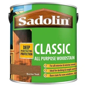 Sadolin Classic Wood Protection Burma Teak Wood Stain 2.5L