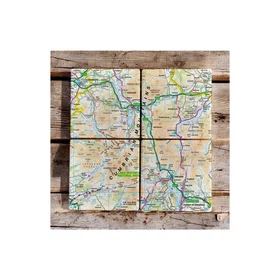 The Sugar Shed OS Map Ceramic Coasters 5 pcs