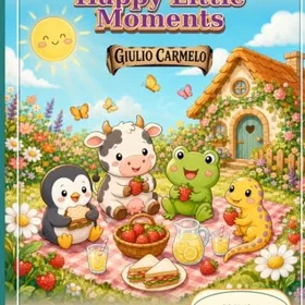 Happy Little Moments: Ein süßes Malbuch mit 30 gemütlichen Abenteuern Färgläggbok