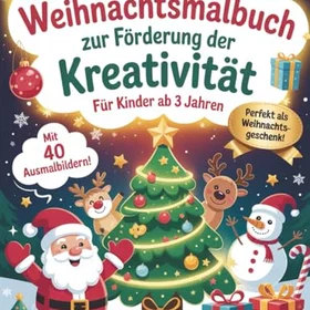Mein Weihnachtsausmalbuch Färgläggningsbok för barn
