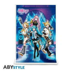 Hatsune Miku Acryl Diorama Miku Et Ses Amis Figurine