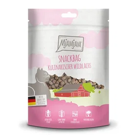 MjAMjAM Snackbag Culinaire Saumon Sauvage Pack Économique 4 x 125 g
