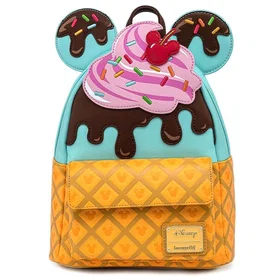 Loungefly Mickey Minnie Ice Cream Backpack