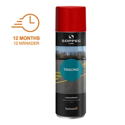 Soppec Tracing Spray Rød 500 ML