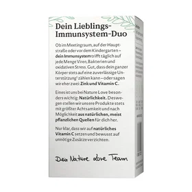 Nature Love Zink & Vitamin C 120 Kapslar
