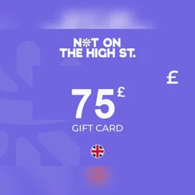 Not on The High Street Gavekort 75 GBP